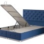 Κρεβάτι Επενδυμένο Blue Jean 160x200 με αποθηκευτικό χώρο 