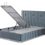 Κρεβάτι Επενδυμένο Caro 160x200 με αποθηκευτικό χώρο 