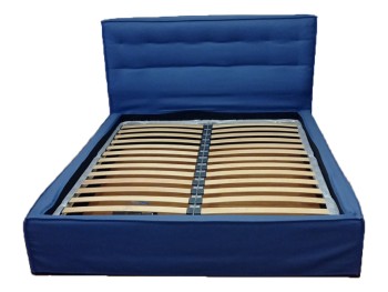 Κρεβάτι Επενδυμένο Διπλό 160Χ200 Μπλέ