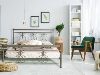 Μεταλλκό Κρεβάτι Irida